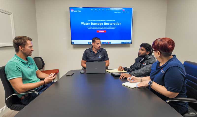 People sitting in a board room