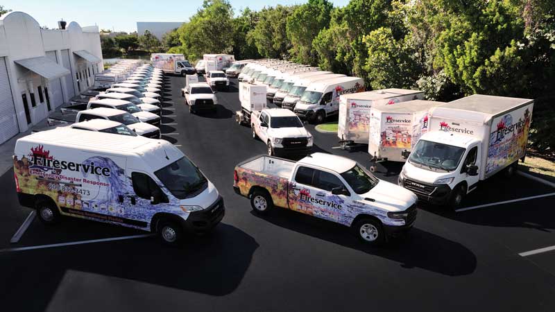 FRS Trucks Outside