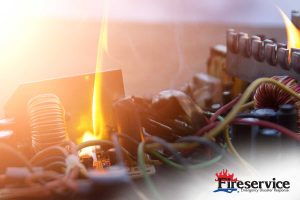 Electrical Fire Graphic